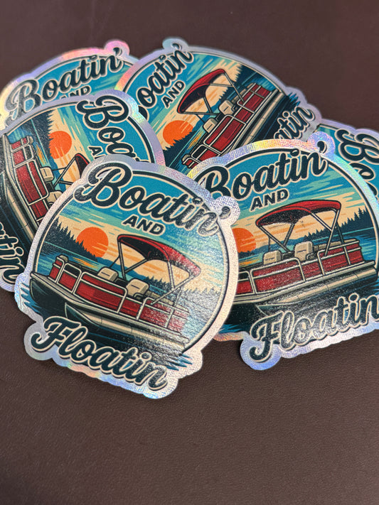 Boatin’ & Floatin UV Printed Patches