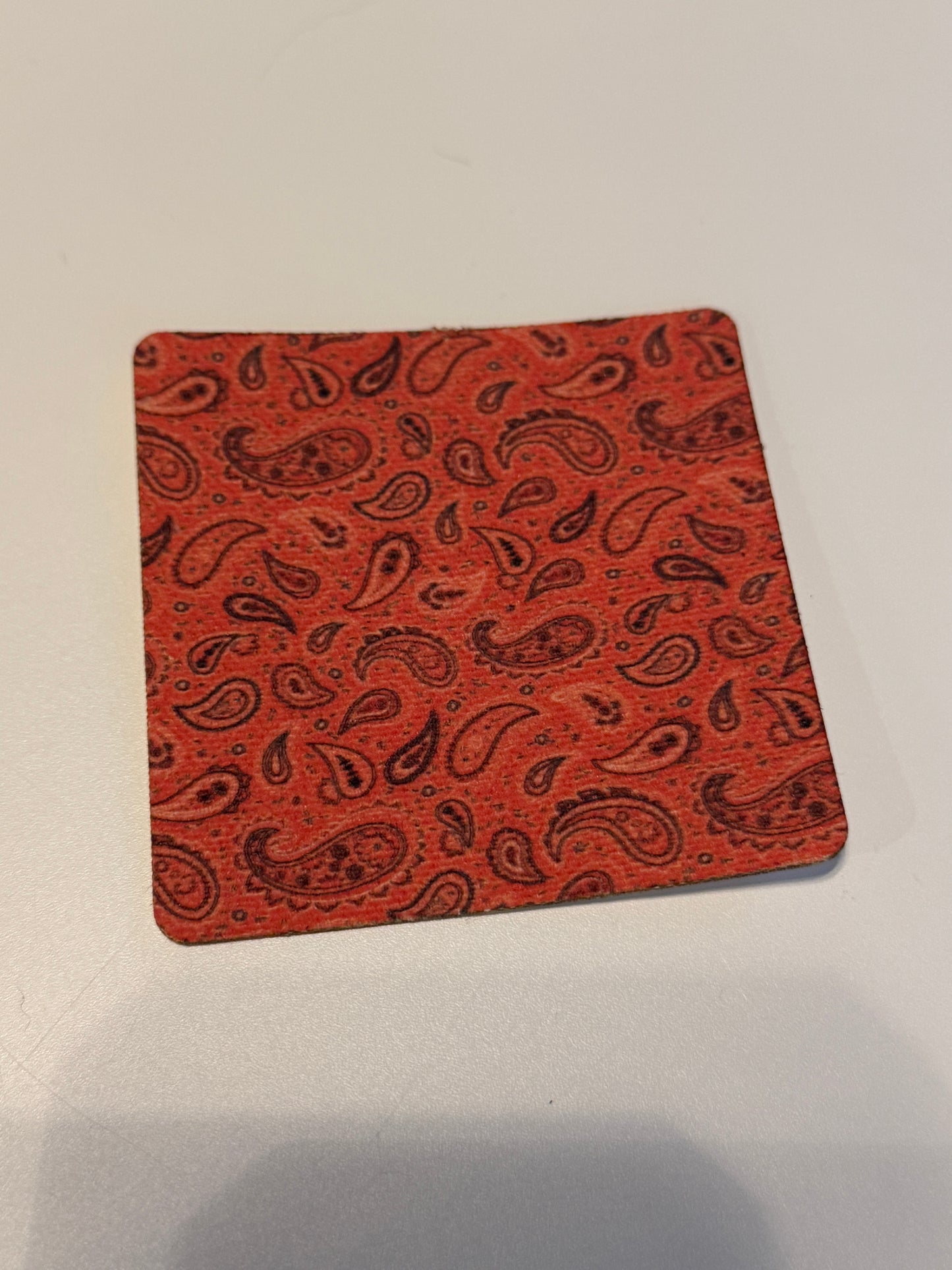 Red Bandana Design - 12" x 24" Sheet