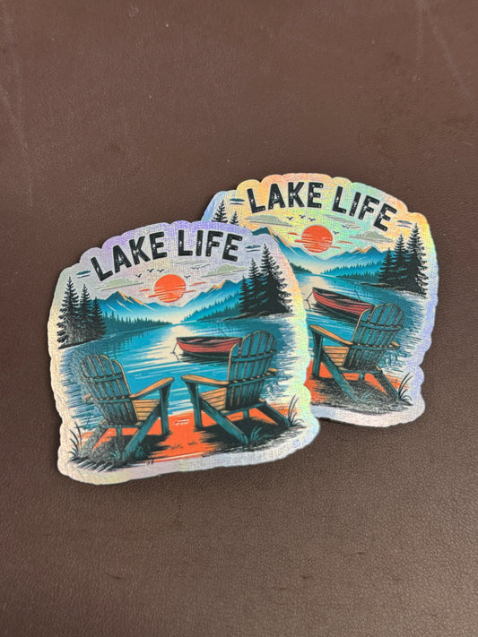 Lake Life - Sunset UV Printed Patches
