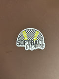 Softball Mama Checker UV Printed Patch