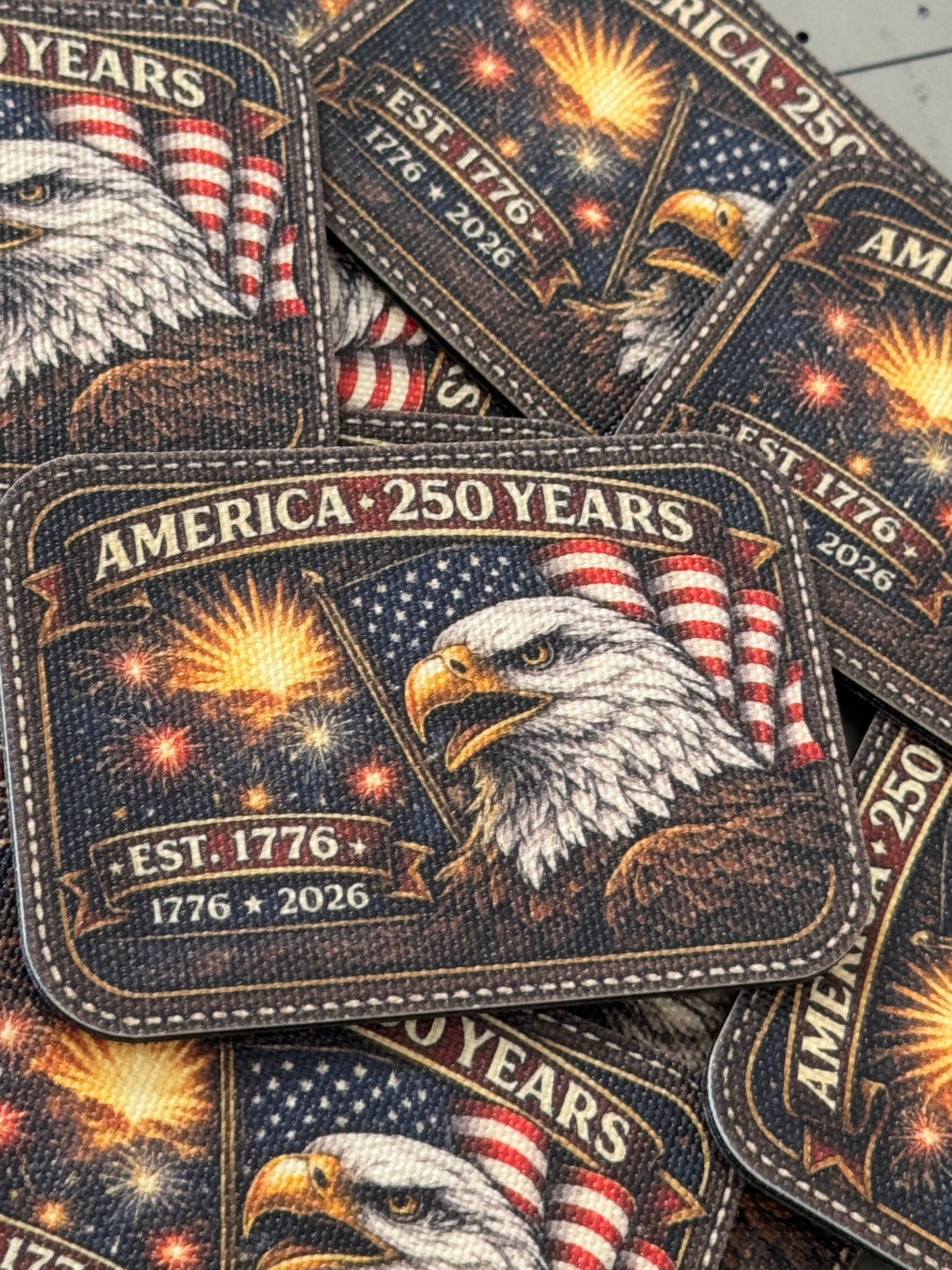 UV Printed Leatherette Patches