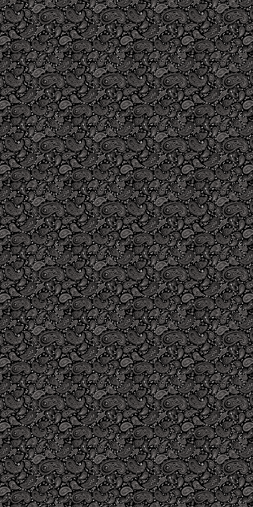 Black/White Bandana Design - 12" x 24" Sheet