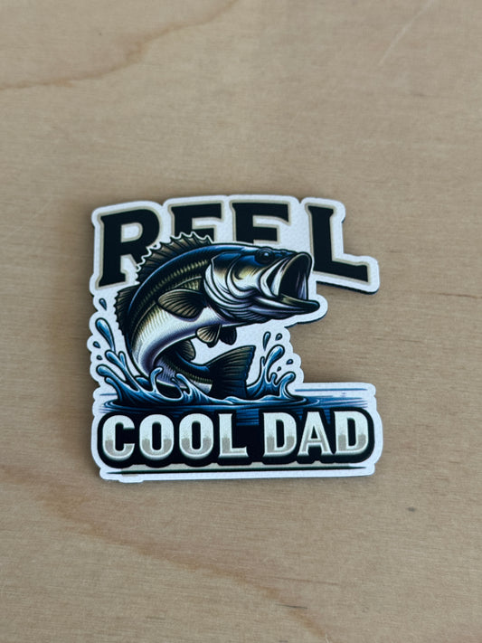 Reel Cool Dad UV Printed Hat Patch