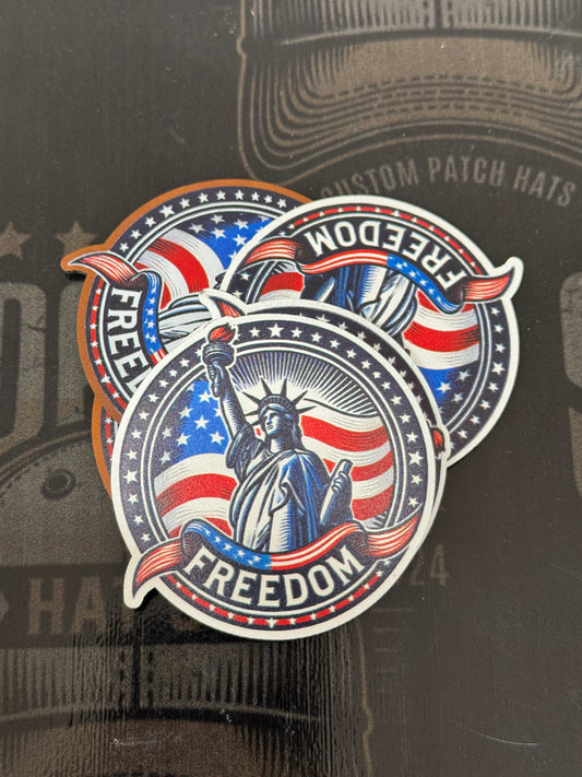 Statue of Liberty Freedom UV Printed Patch