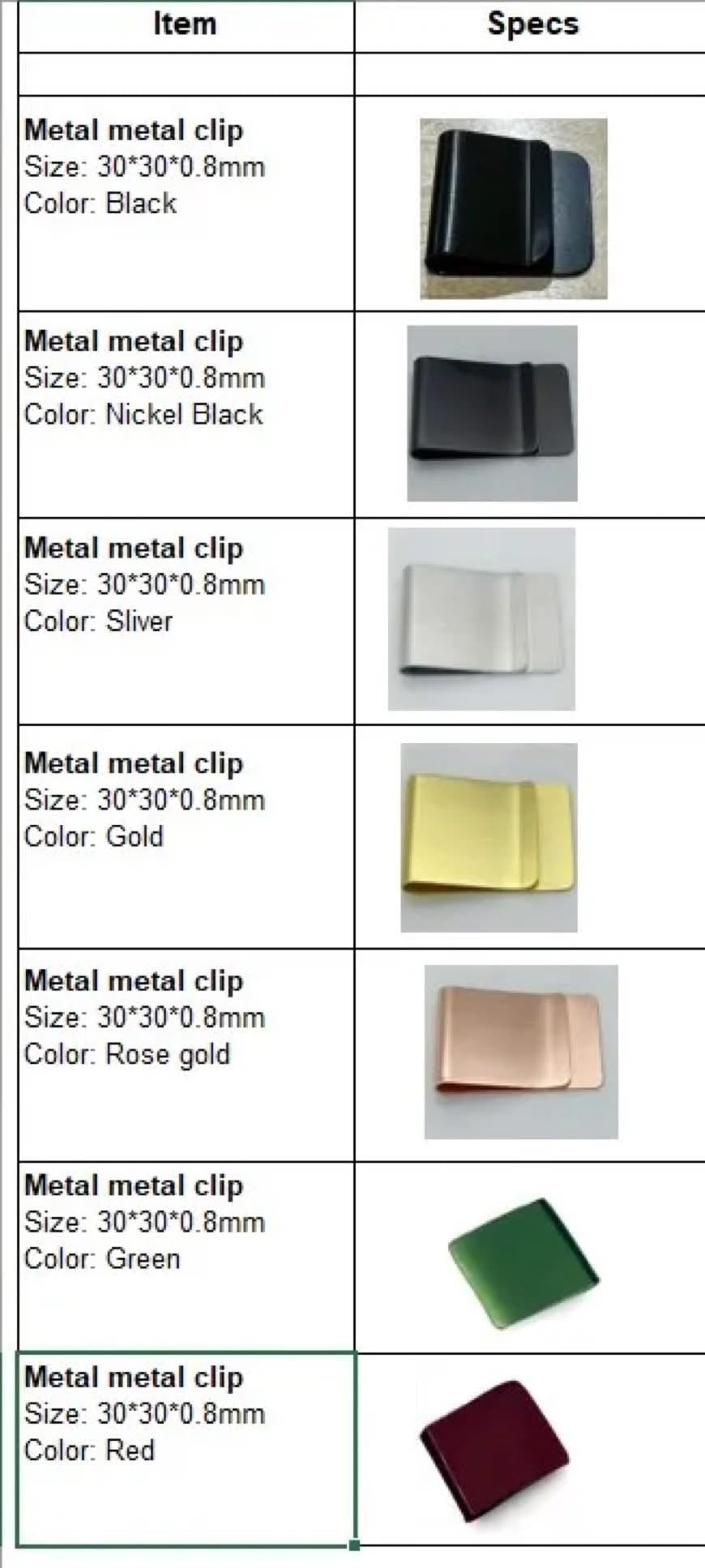 Hat clips