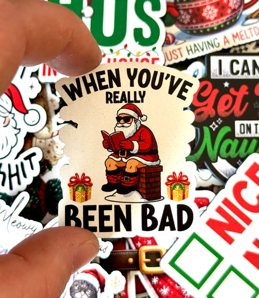 When You've Been Bad UV Printed Hat Patch