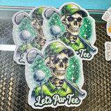 Let's Par Tee Golf UV Printed Patch