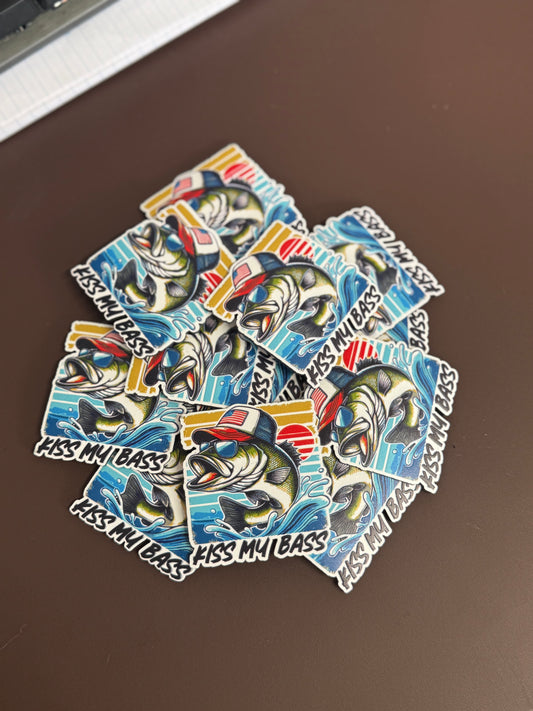 Kiss My Bass UV Printed Patches