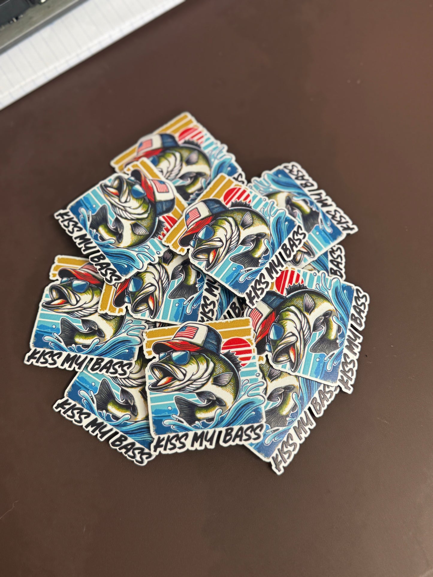 Kiss My Bass UV Printed Patches