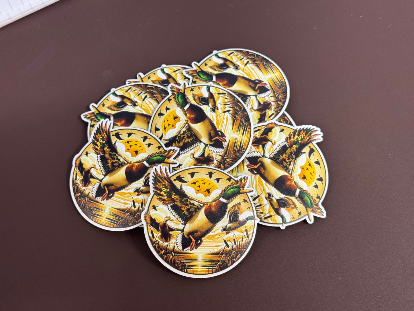 Flying Mallard UV Printed Patches