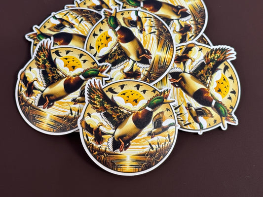 Flying Mallard UV Printed Patches