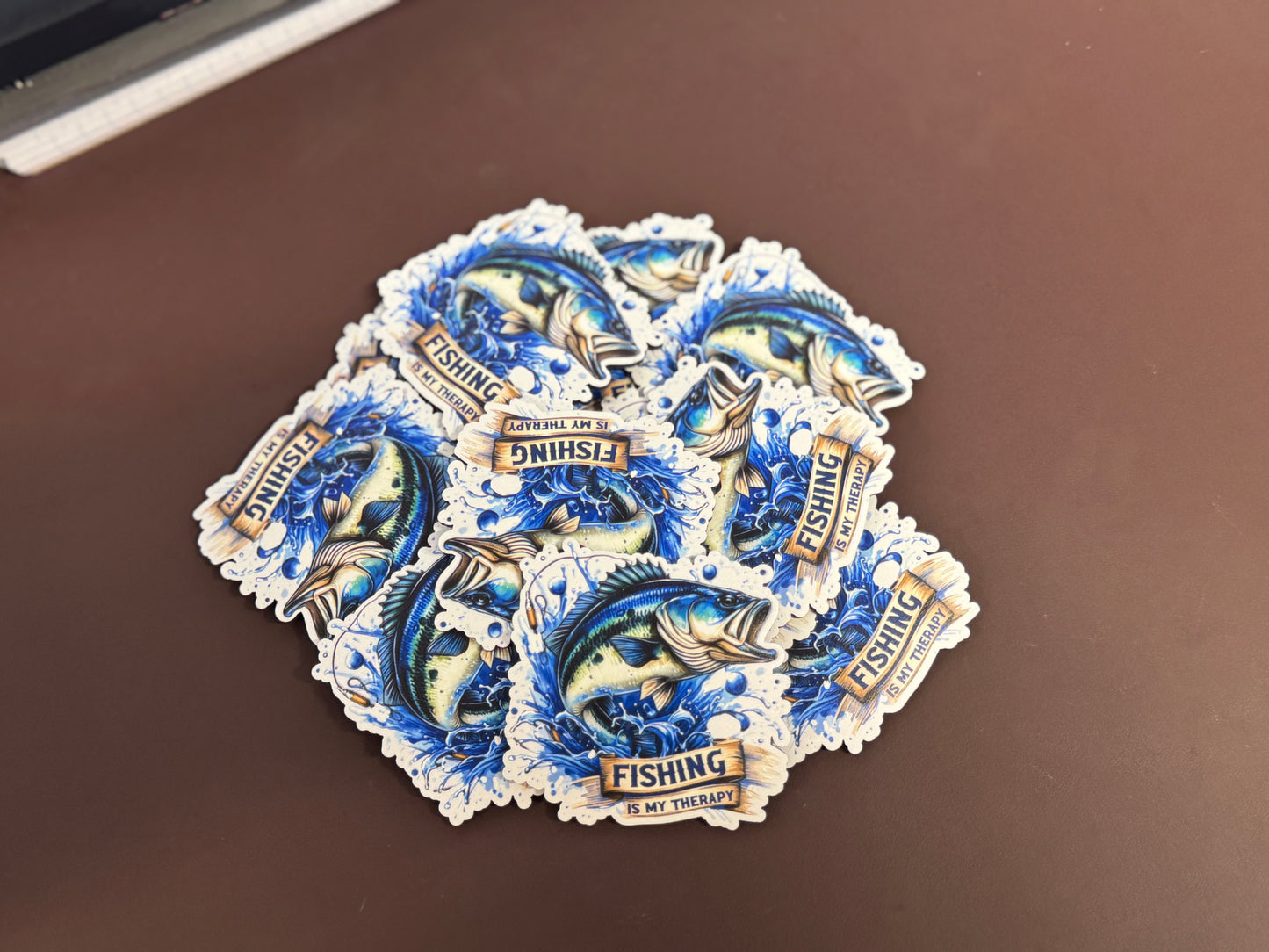 Fishing Is My Thereapy UV Printed Patches