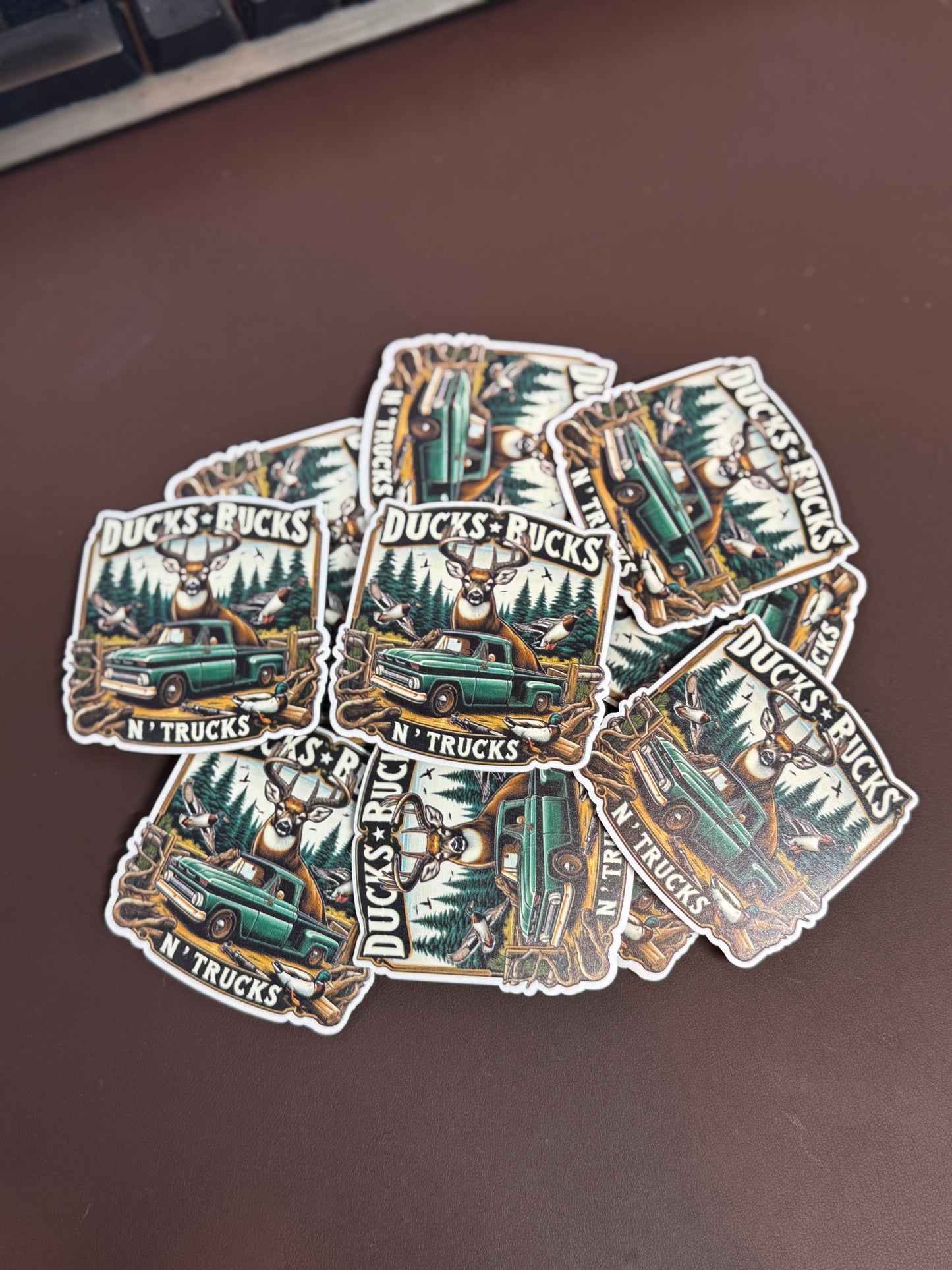 Ducks Bucks N Trucks UV Printed Patches