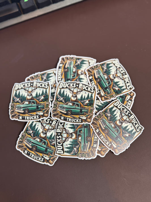 Ducks Bucks N Trucks UV Printed Patches