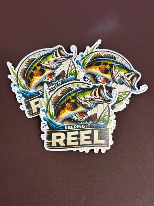 Keeping It Reel Fish UV Printed Patch