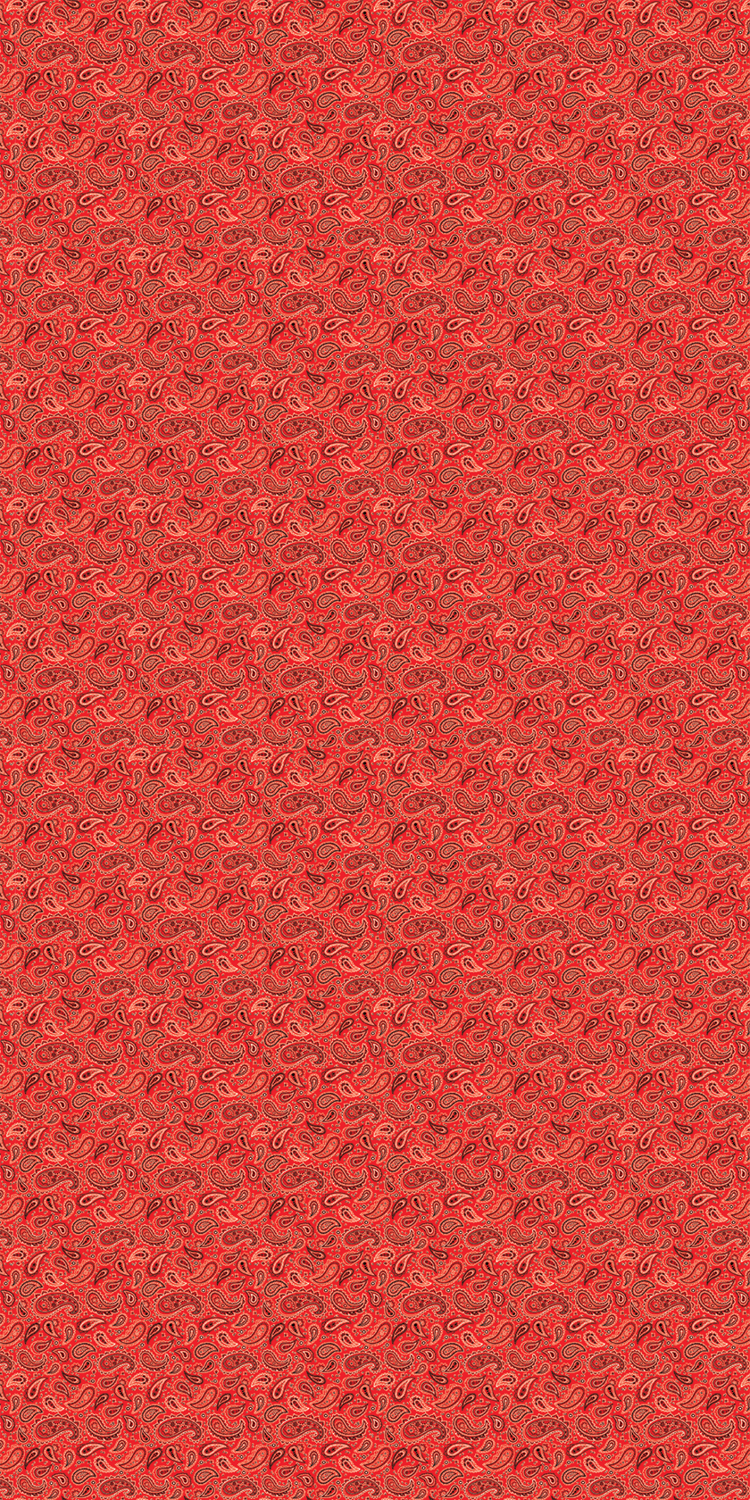Red Bandana Design - 12" x 24" Sheet