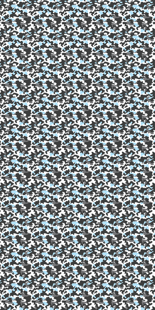 Snow Camo Design - 12" x 24" Sheet