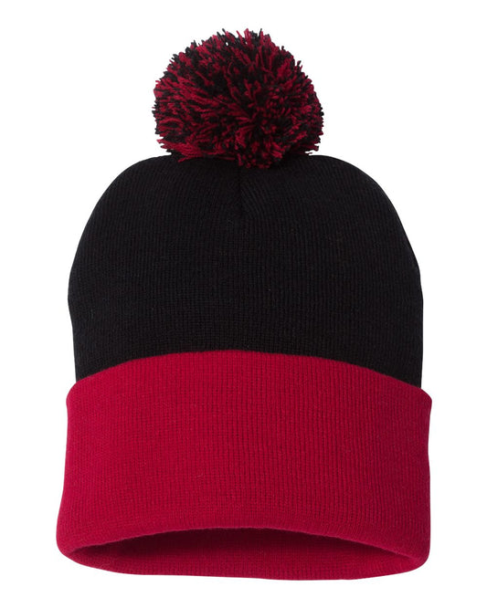 Custom Pom Beanies – Premium Engraved or Full-Color Patch Designs