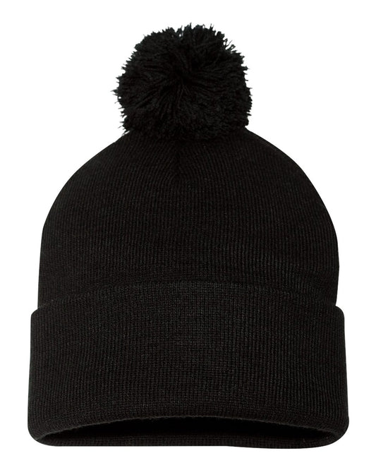 Custom Pom Beanies – Premium Engraved or Full-Color Patch Designs