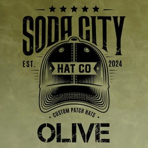 American Flag - Soaring Eagle leatherette Patch - Custom Patches - Soda City Hat Co