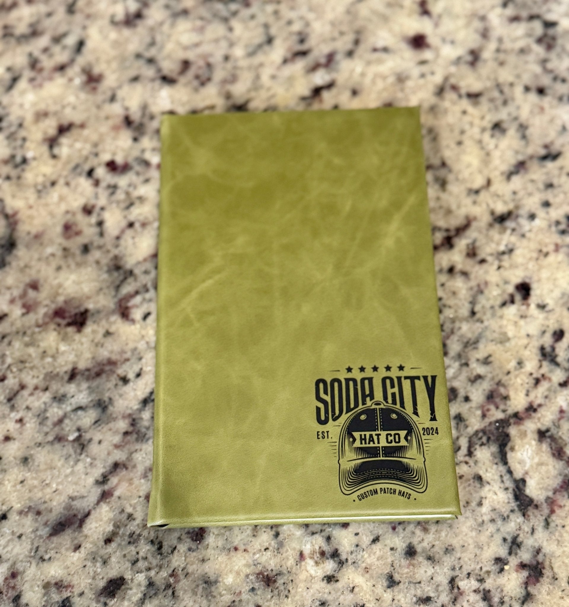 Custom Printed Leatherette Notebooks - Soda City Hat Co