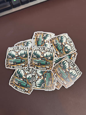 Ducks Bucks N Trucks UV Printed Patches - Soda City Hat Co