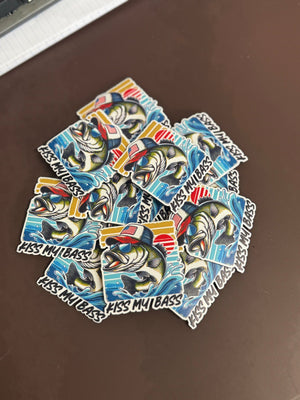 Kiss My Bass UV Printed Patches - Soda City Hat Co