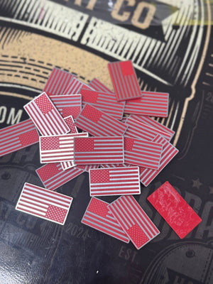 Mini American Flag - Side Hat Patch - Custom Patches - Soda City Hat Co