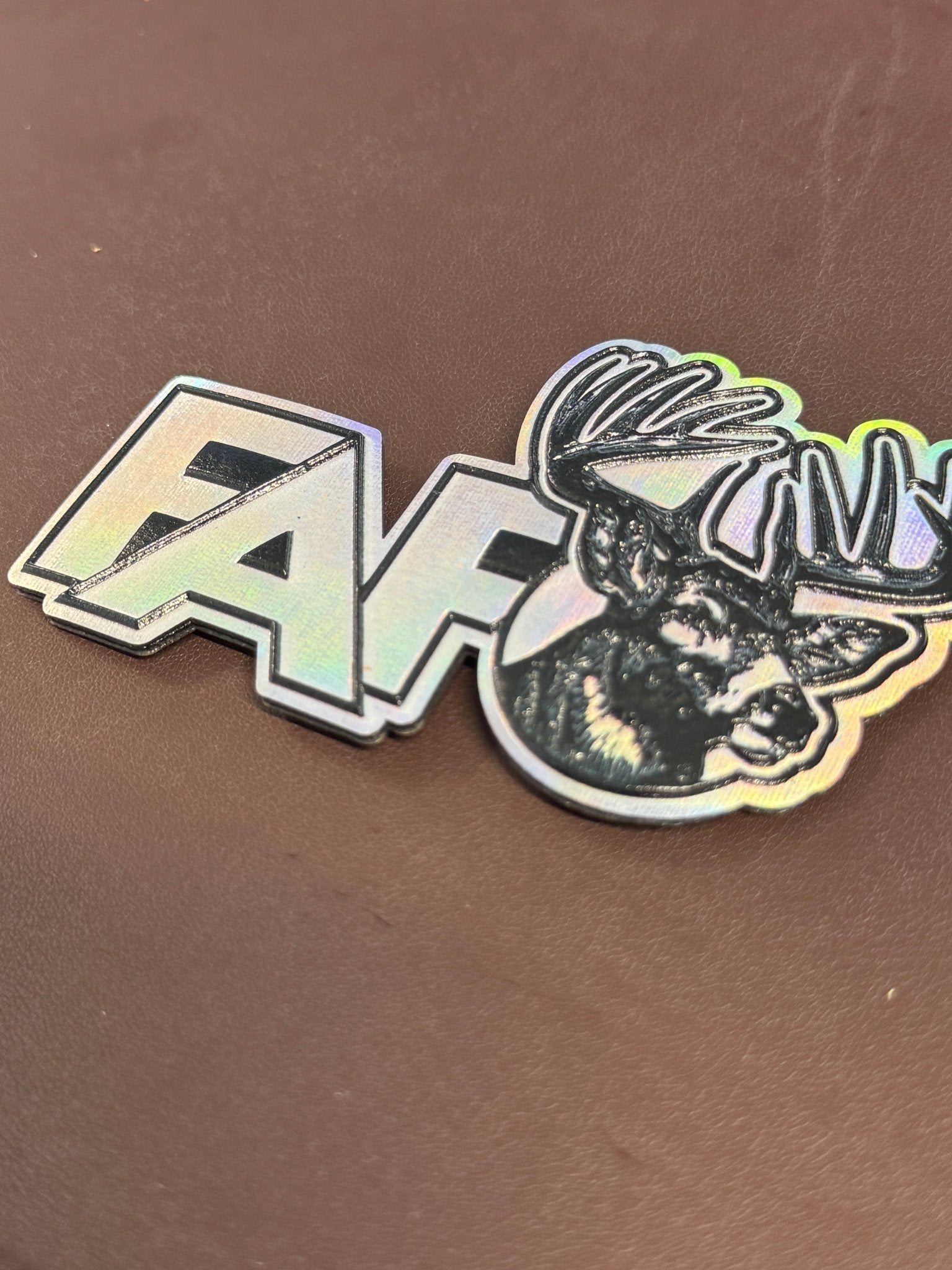 Texture Built FAFO Deer UV Printed Patches - Soda City Hat Co