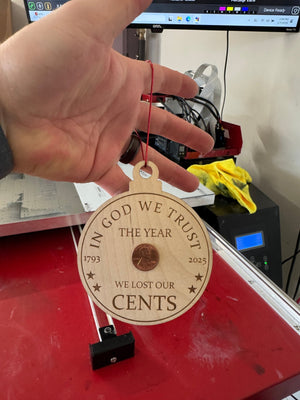 We Lost Our Cents Ornament - Soda City Hat Co