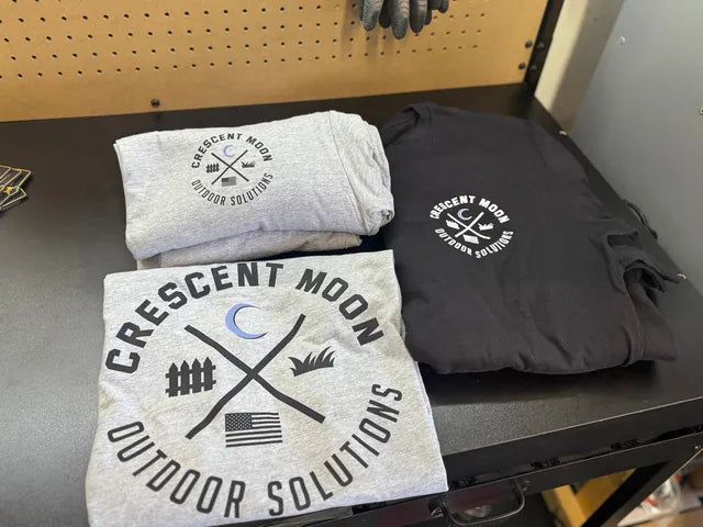 Crescent Moon Outdoor Solutions custom printed apparel