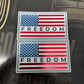 Freedom Tri Color Acrylic Patch