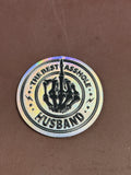 Texture Built Best A**hole Husband UV Printed Patches