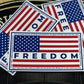 Freedom American Flag UV Printed Hat Patch