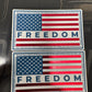 Freedom Tri Color Acrylic Patch