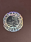 Texture Built One Nation Under God UV Printed Patches