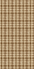 Brown Plaid Design - 12" x 24" Sheet - Soda City Hat Co