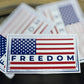 Freedom American Flag UV Printed Hat Patch