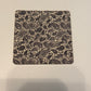 White/Black Bandana Design - 12" x 24" Sheet