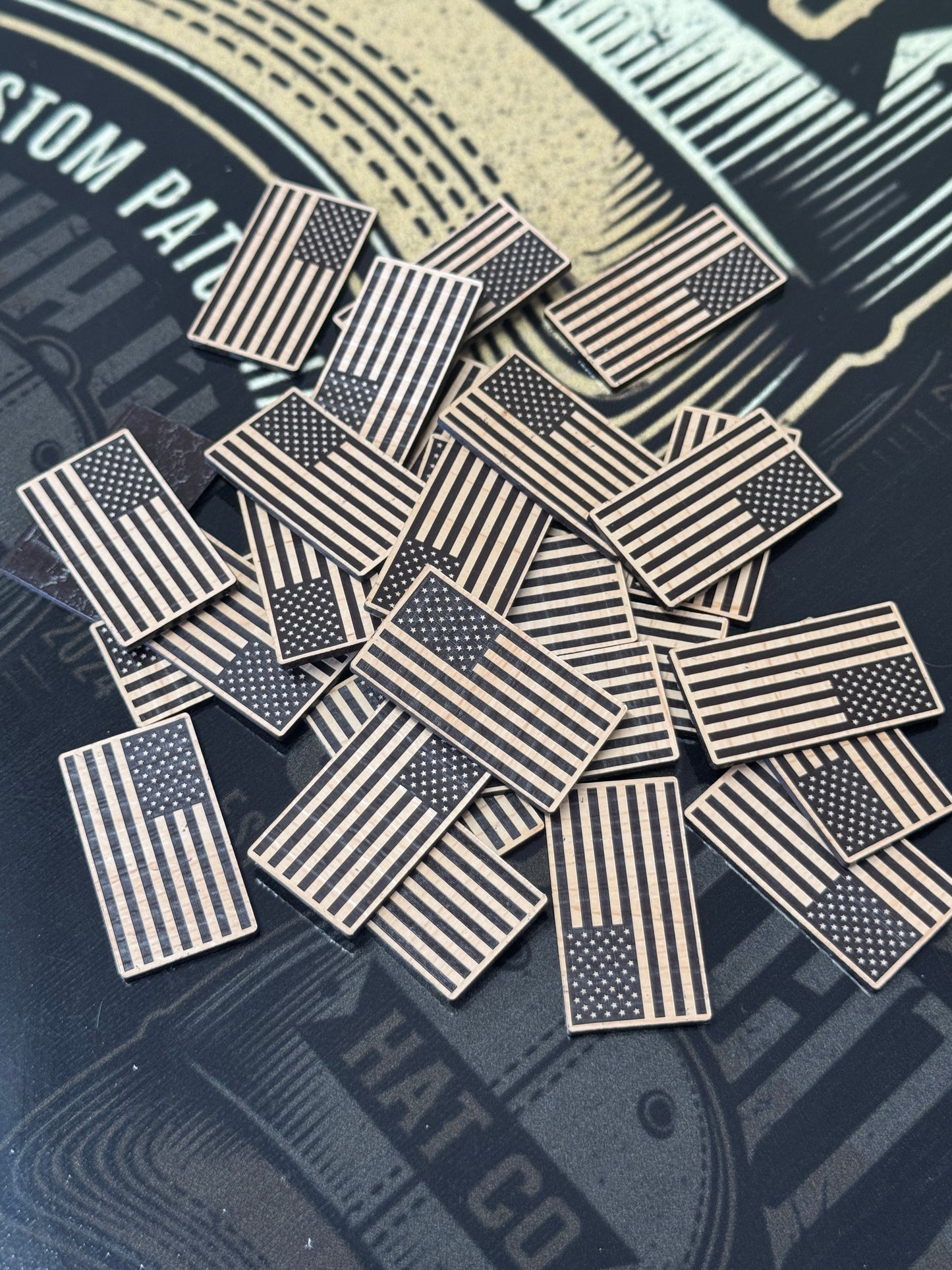 Mini American Flag - Side Hat Patch