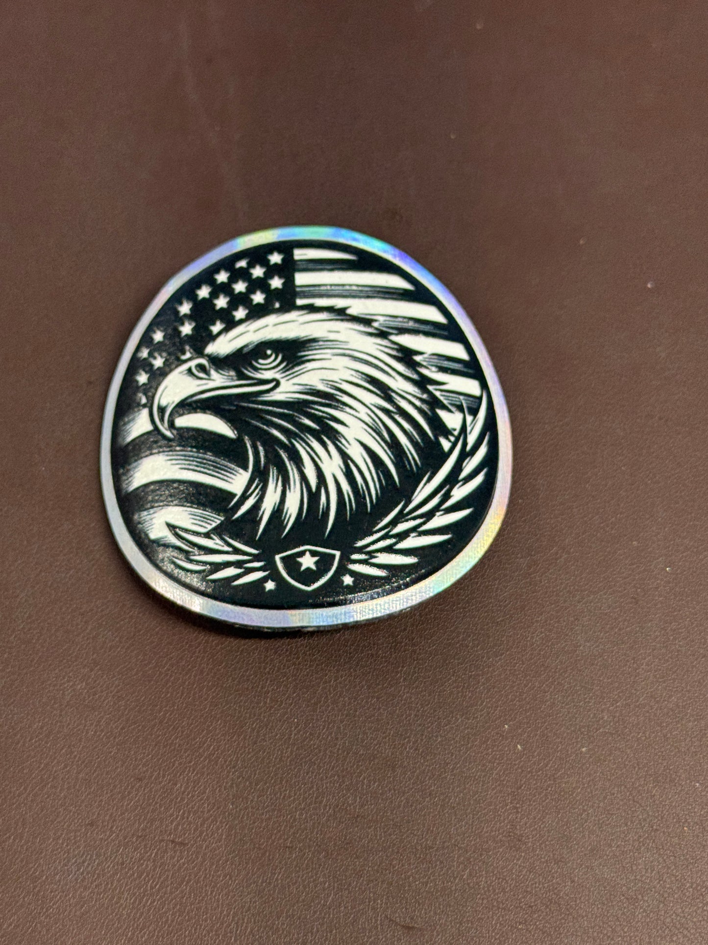 Texture Built American Eagle UV Printed Patches