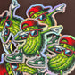 Dancing Pickle UV Printed Hat Patch