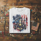 Firefighter American Flag Tee (Bella+Canvas)