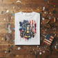 Firefighter American Flag Tee (Bella+Canvas)