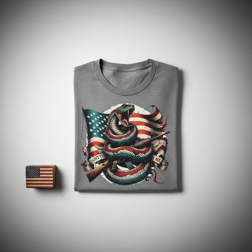 Don’t Tread On Me Snake Flag Crewneck