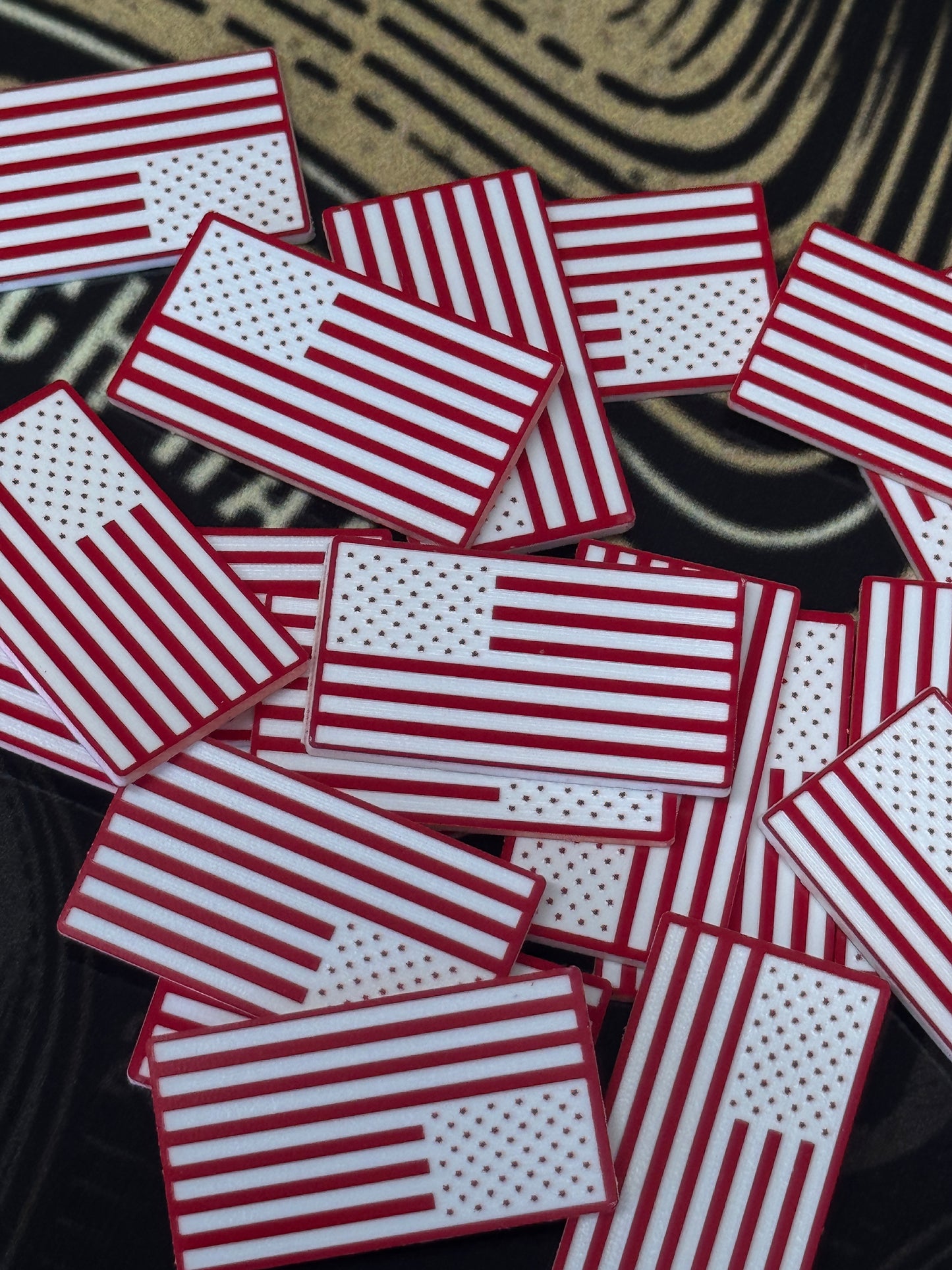 Mini American Flag - Side Hat Patch