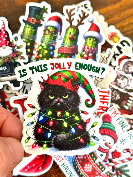 Is This Jolly Enough UV Printed Hat Patch