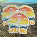 I'd Rather Be Golfing UV Printed Patch