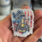 American Flag - Firefighter Pride Uv Printed Hat Patch