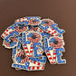 Love - American Flag UV Printed Patches